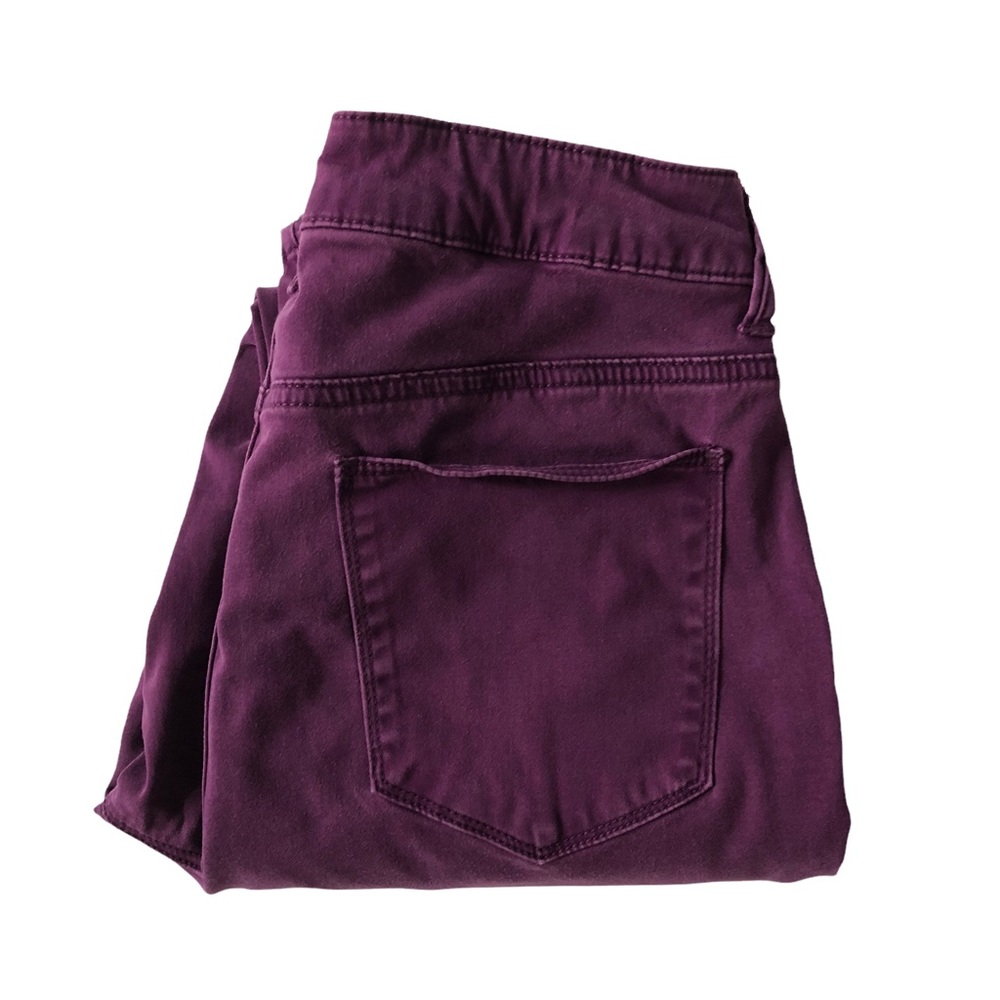 Chico’s Merlot/Wine Mid to High Rise Stretch Jeggings
